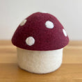 Load image into Gallery viewer, Medium Toadstool Trinket Box | Mulberry