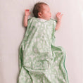 Load image into Gallery viewer, Mini Three Season Side Zip Mid-Weight Sleep Sack | Moss Wilderness - Stina's Style