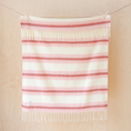 Load image into Gallery viewer, Lambswool Baby Blanket | Pink Stripe