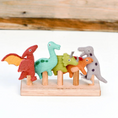 Load image into Gallery viewer, Finger Puppet Set | Dinosaurs