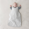 Load image into Gallery viewer, Mini Duvet Side Zip Sleep Sack | Pebble Stripe - Stina's Style