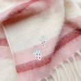Load image into Gallery viewer, Lambswool Baby Blanket | Pink Stripe