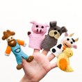 Load image into Gallery viewer, Farm Animals Finger Puppet Set-Decor-Tara Treasure-Merino & Me