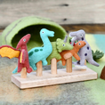 Load image into Gallery viewer, Finger Puppet Set | Dinosaurs