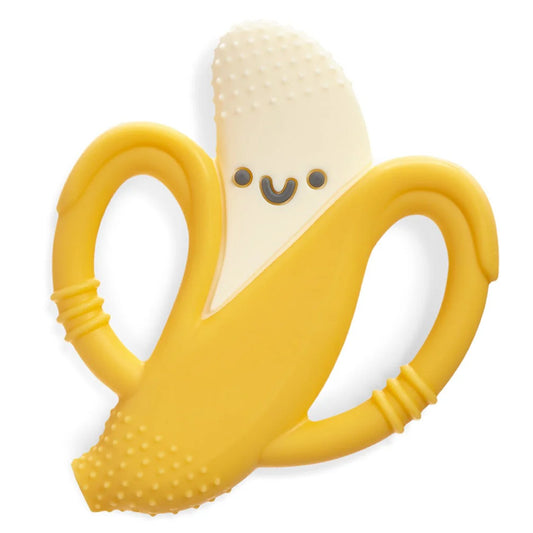 Chew Crew Silicone Handle Teether | Banana