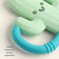 Load image into Gallery viewer, Chew Crew Silicone Handle Teether | Cactus