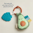 Load image into Gallery viewer, Itzy Pal Plush & Teether | Avocado