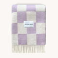 Load image into Gallery viewer, Checkerboard Blanket | Lilac White
