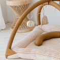 Load image into Gallery viewer, Activity Play Mat | Mustard Gingham Check
