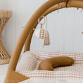 Load image into Gallery viewer, Activity Play Mat | Mustard Gingham Check