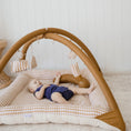 Load image into Gallery viewer, Activity Play Mat | Mustard Gingham Check