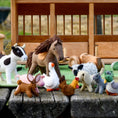 Load image into Gallery viewer, Felt Farm Animals Toy Set