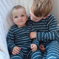 Load image into Gallery viewer, Merino All in One | Denim Stripe