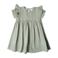 Load image into Gallery viewer, Muslin Charlotte Dress Short Sleeve | Matcha