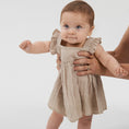 Load image into Gallery viewer, Muslin Charlotte Dress Sleeveless | Oat