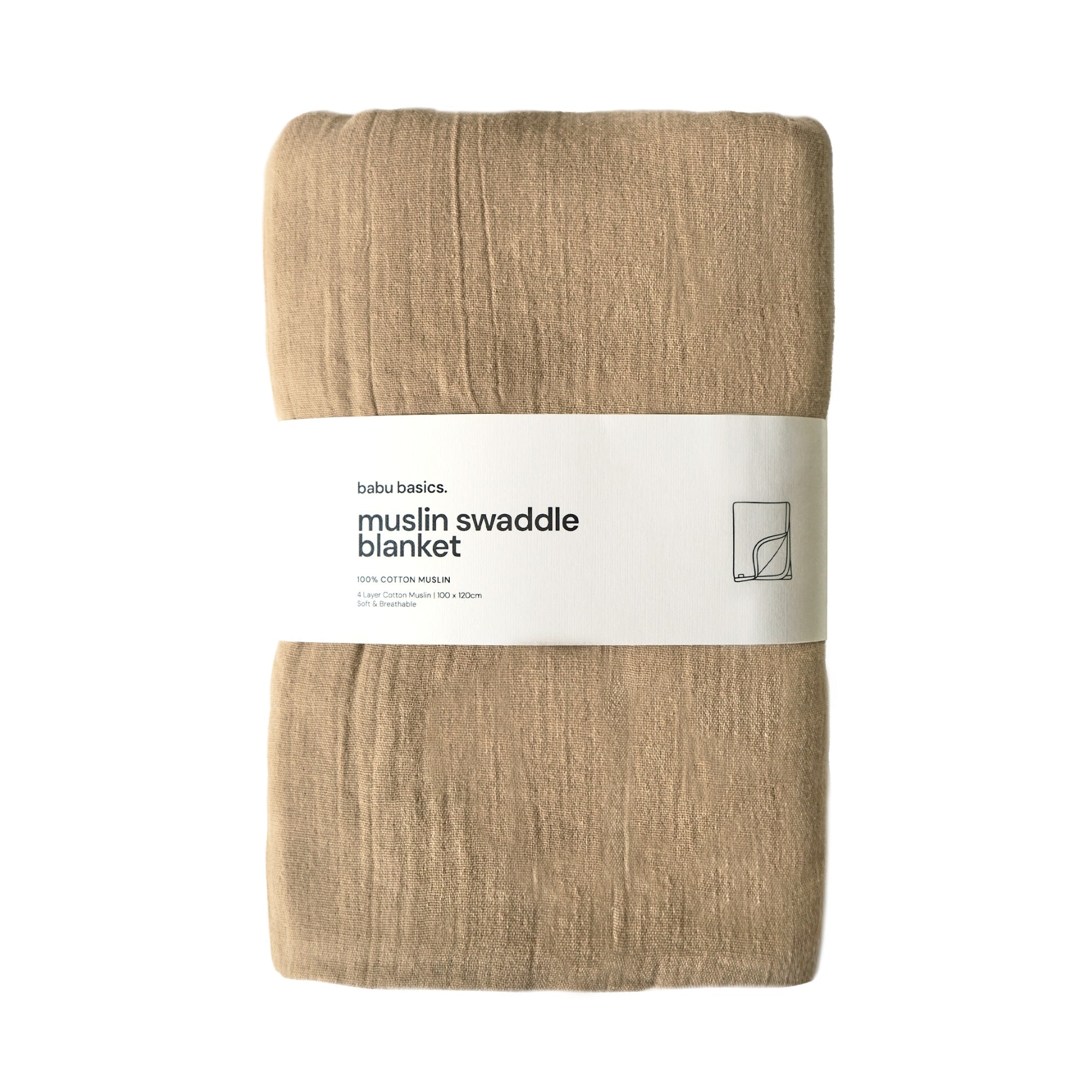 Muslin Swaddle Blanket | Marigold