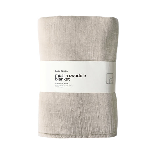 Muslin Swaddle Blanket | Oat