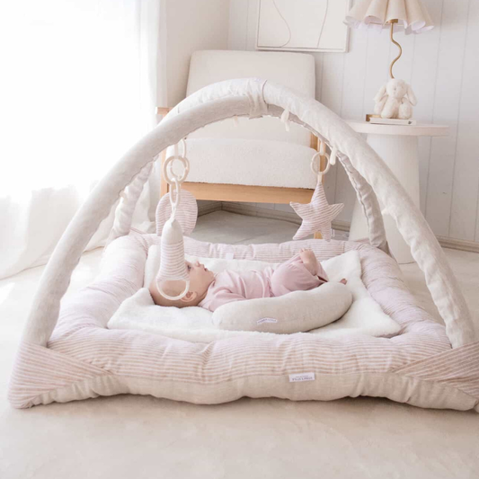 Activity Play Mat | Lined Linen ✨ BEST SELLER ✨