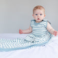 Load image into Gallery viewer, Three Season (Side Zip) Mid-Weight Sleep Sack | Tide Stripe