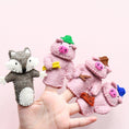 Load image into Gallery viewer, The Three Little Pigs Finger Puppet Set-Decor-Tara Treasure-Merino & Me