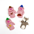 Load image into Gallery viewer, The Three Little Pigs Finger Puppet Set-Decor-Tara Treasure-Merino & Me