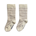 Load image into Gallery viewer, Baby Merino Long Socks | Sand Stripe