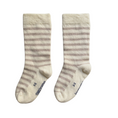 Load image into Gallery viewer, Baby Merino Long Socks | Sand Stripe
