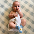 Load image into Gallery viewer, Baby Merino Crew Socks | Yellow Suns