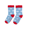 Load image into Gallery viewer, Merino Gumboot Socks | Light Blue Clouds