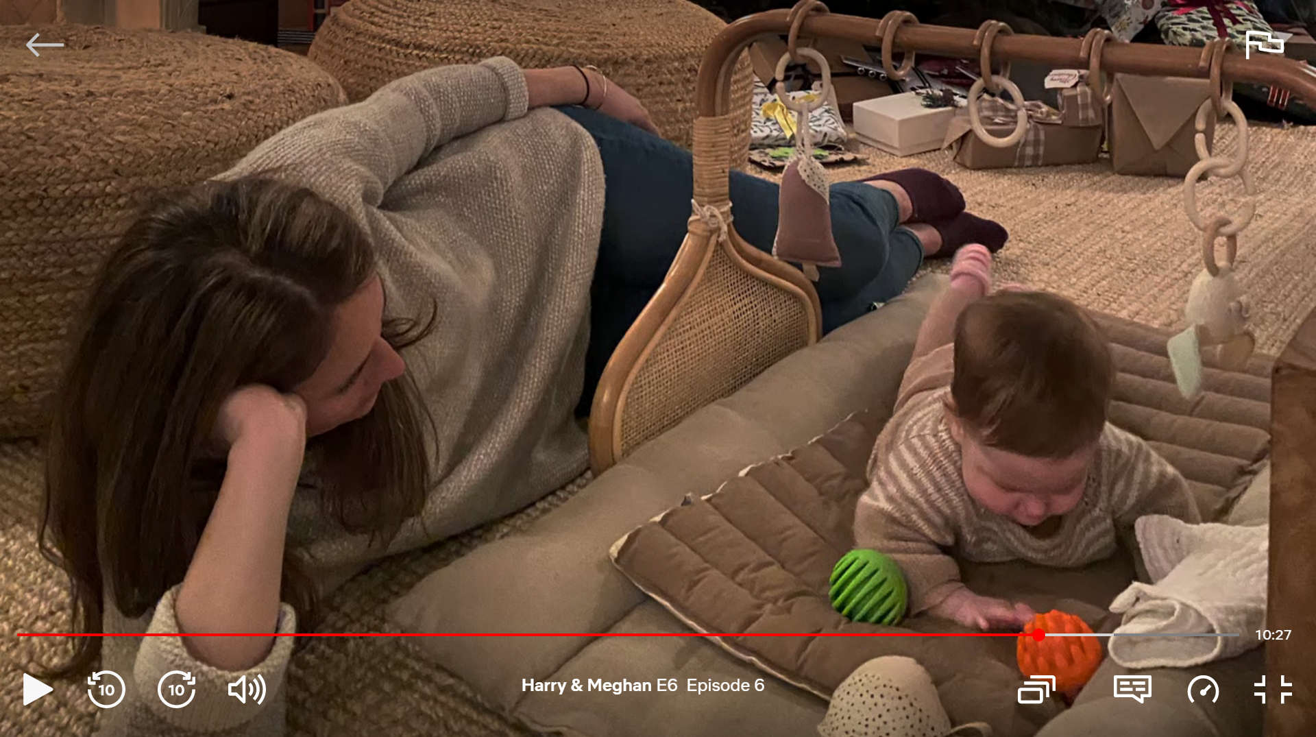 Our rattan playgym was featured on the Harry & Meghan documentary.