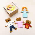 Load image into Gallery viewer, Finger Puppet Set | Goldilocks & The Three Bears
