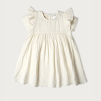 Muslin Charlotte Dress Short Sleeve | Vanilla