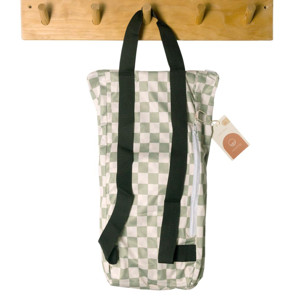 Large Swim Wet Bag | Moss Check