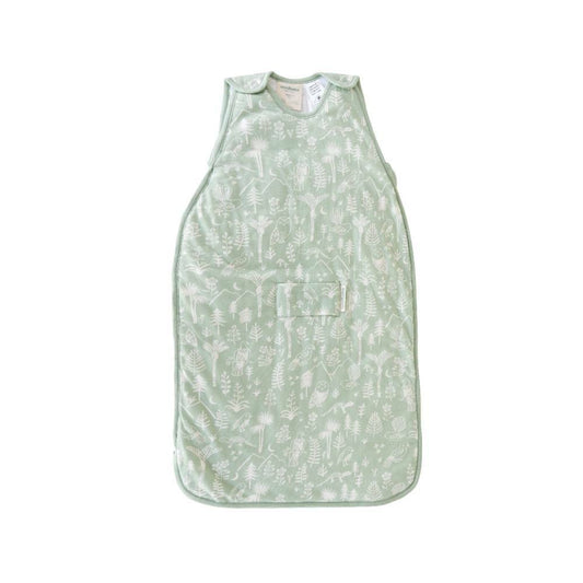 Mini Three Season Side Zip Mid-Weight Sleep Sack | Moss Wilderness - Stina's Style