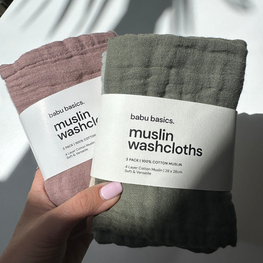 Muslin Face Cloth Set | 3 Pack