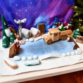 Load image into Gallery viewer, Felt Play Mat Playscape | Snow Ice Rink
