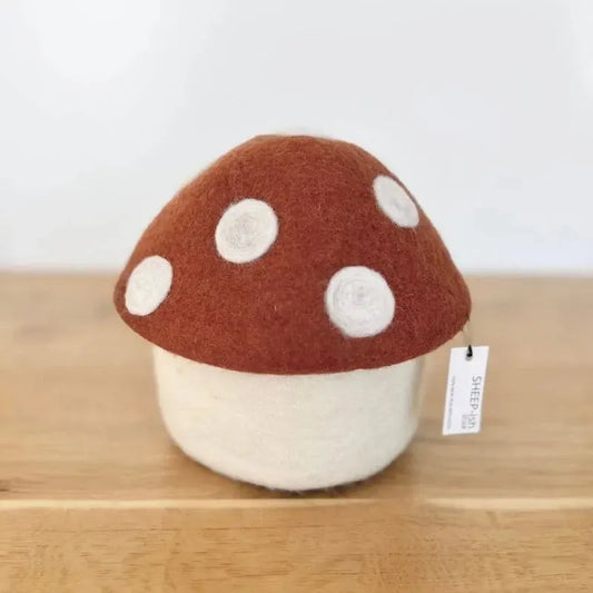Medium Toadstool Trinket Box | Rust