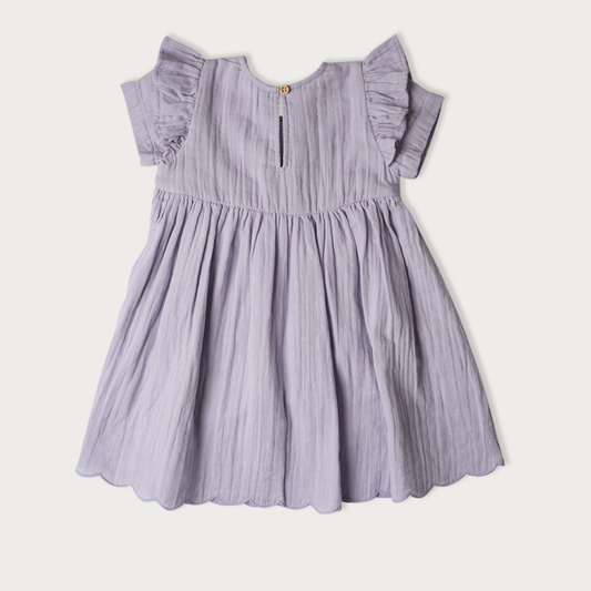 Muslin Charlotte Dress Short Sleeve | Mixed Berry