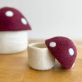 Load image into Gallery viewer, Mini Toadstool Trinket Box | Mulberry
