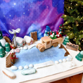 Load image into Gallery viewer, Felt Play Mat Playscape | Snow Ice Rink
