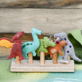 Load image into Gallery viewer, Finger Puppet Set | Dinosaurs
