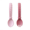 Load image into Gallery viewer, Fork & Spoon Set | Pink
