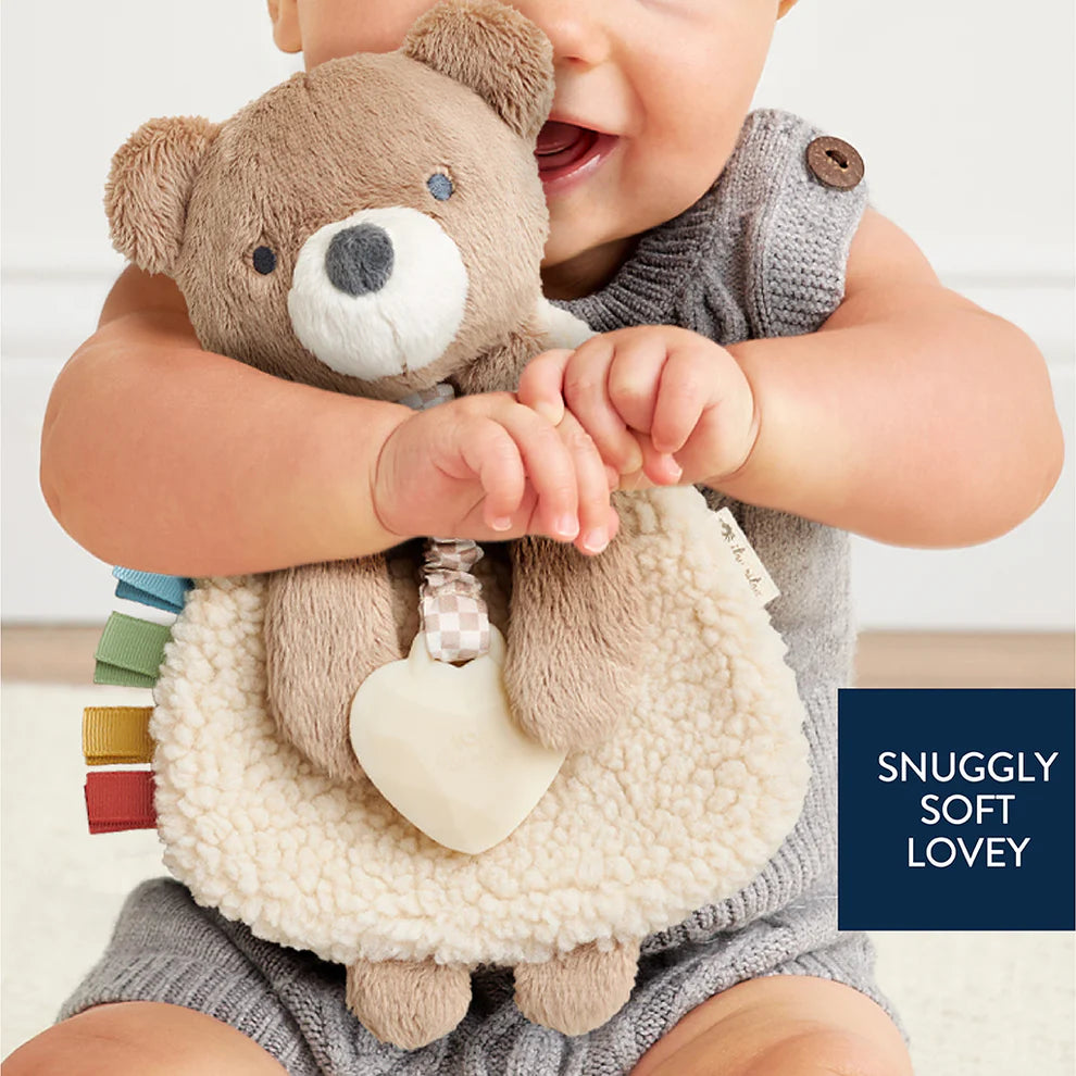Ritzy Lovey Plush and Teether Toy | Bear