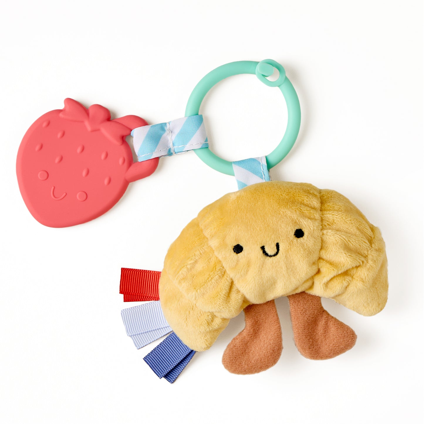 Itzy Pal Plush & Teether | Croissant