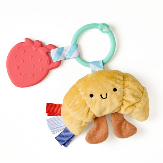 Itzy Pal Plush & Teether | Croissant