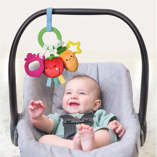 Bitzy Busy Teething Ring | Veggie