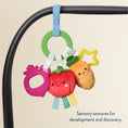 Load image into Gallery viewer, Bitzy Busy Teething Ring | Veggie
