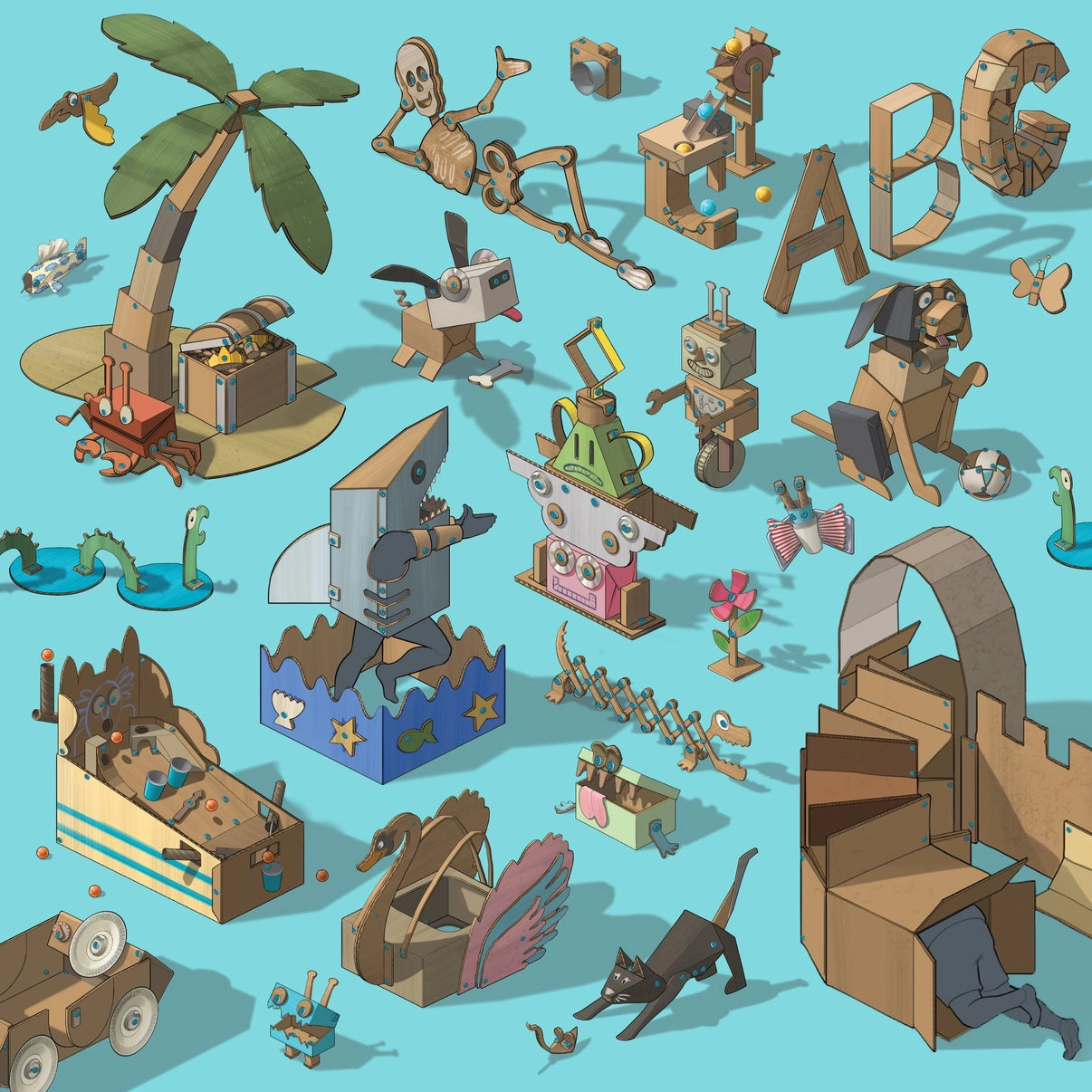 Explore | Upcycled Cardboard Construction Toolkit