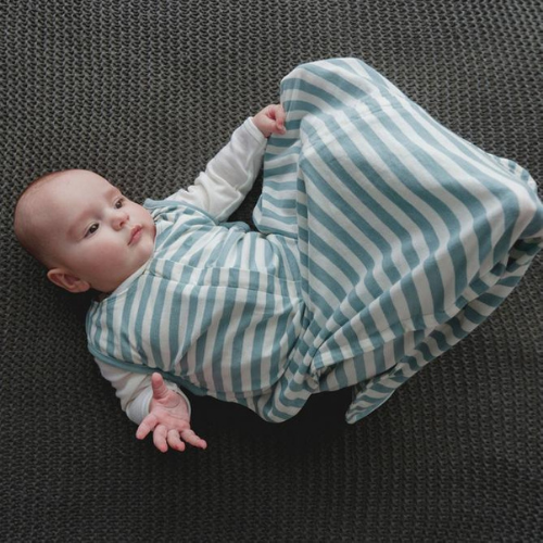 Three Season Mid-Weight Sleep Sack | Tide Stripe - Stina's Style