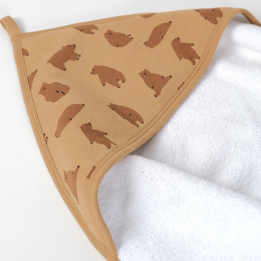 Terry Hooded Baby Towel | Chubby Bear